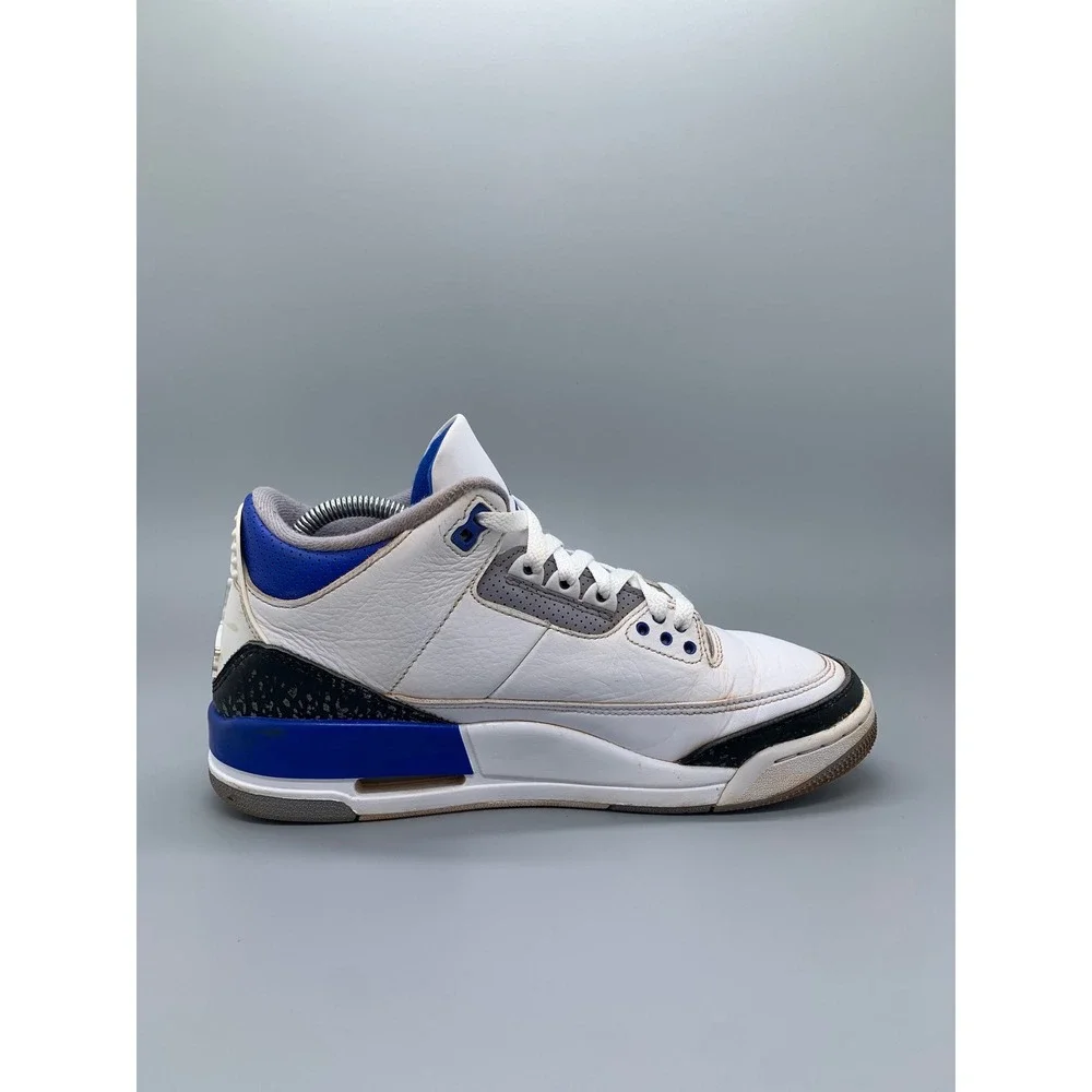 Jordan 3‎ Retro Racer Blue Basketball Shoes CT8532-145 Men's Sz 10.5